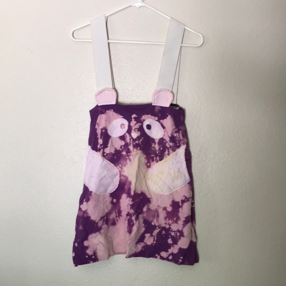 New York Couture acid wash panda dress